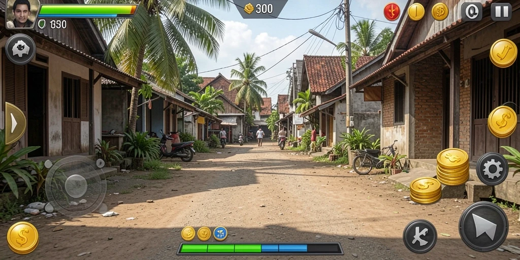 nagaempire - Tangkapan layar menampilkan pertempuran epik melawan naga.