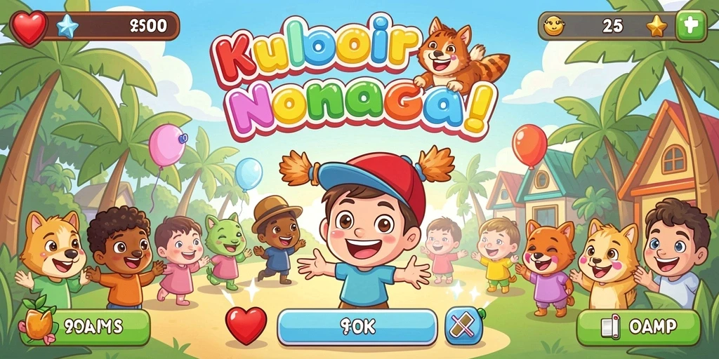 qgluck - Tampilan karakter yang unik dan beragam.